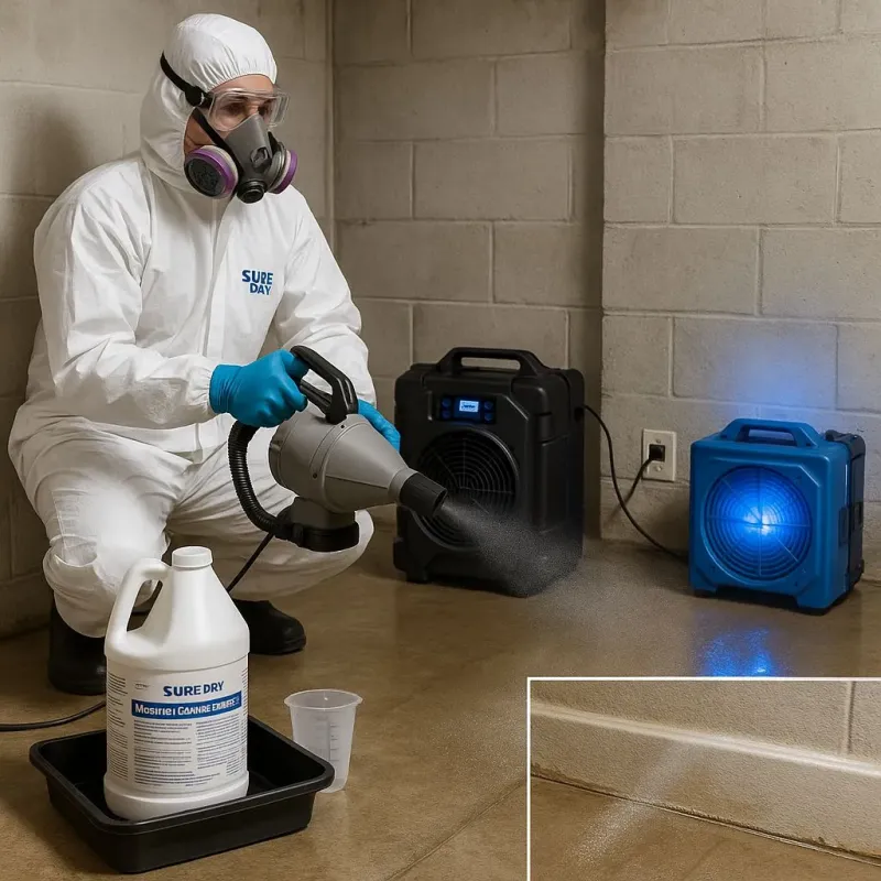 Sanitization and Odor Removal process in Falls Church, VA